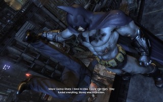 Batman: Arkham City - Mayor Quincy Sharp hanging