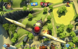 Battlefield Heroes - Seaside Skirmish plane gameplay