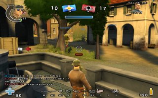 Battlefield Heroes - Victory Village gunner gameplay