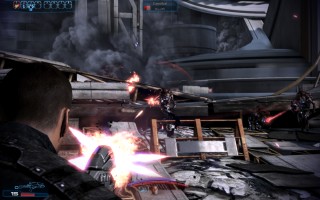 Mass Effect 3 - Fighting a Husk attack