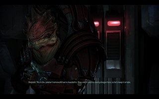 Mass Effect 3 - Urdnot Wrex aboard Normandy