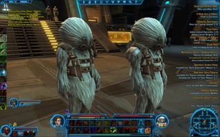 Star Wars: The Old Republic - Level 37 Gunslinger gameplay. &quot;Talz&quot; creatures on Republic Orbital Station