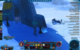 Star Wars: The Old Republic - Level 38 Gunslinger gameplay on planet Hoth.