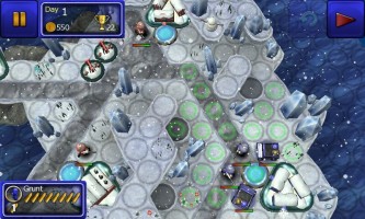 Great Little War Game - Snow level gameplay