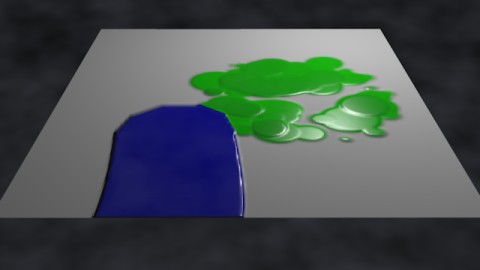  Wetmap + paint map texture render